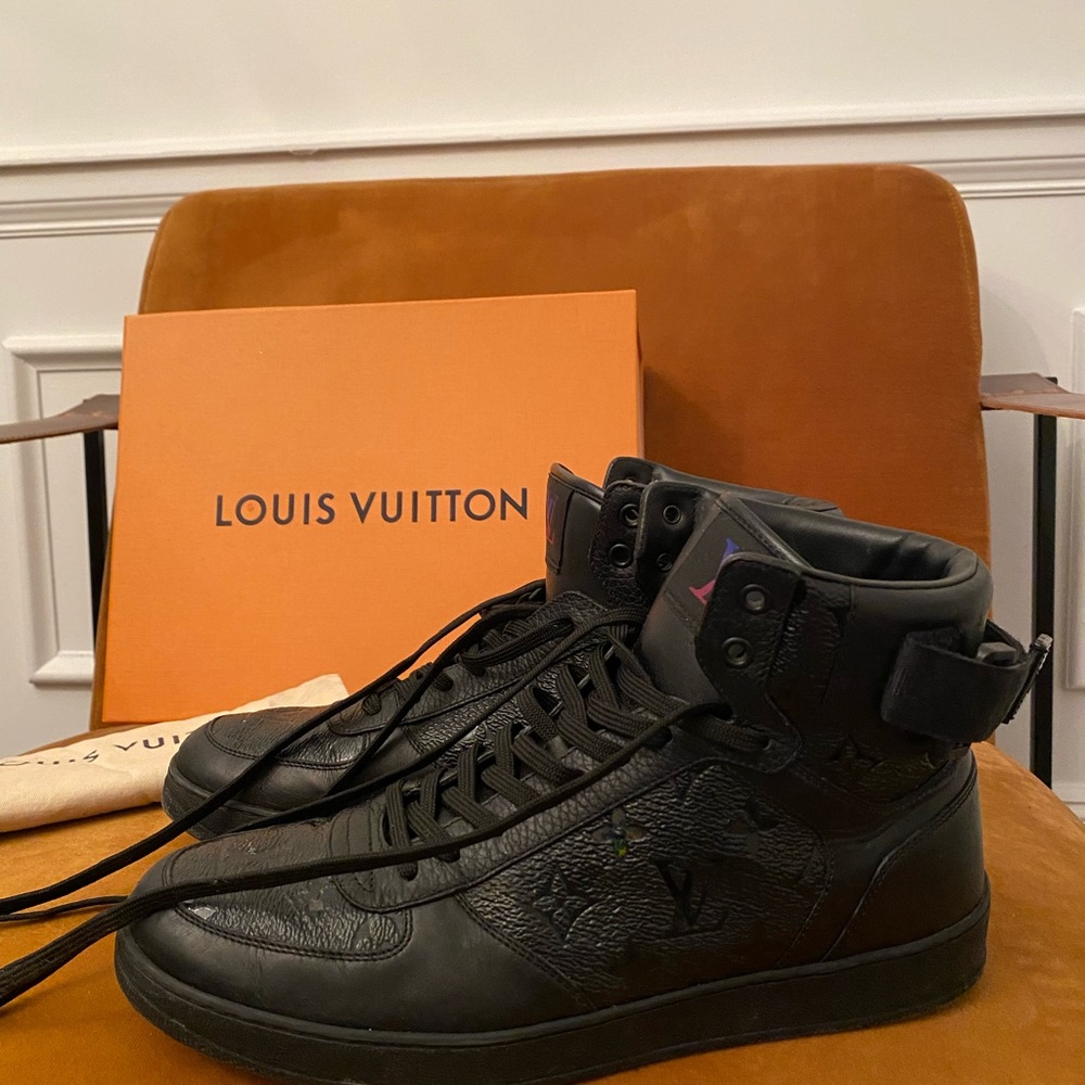 Authentic Louis Vuitton Rivoli Trainer Boots
